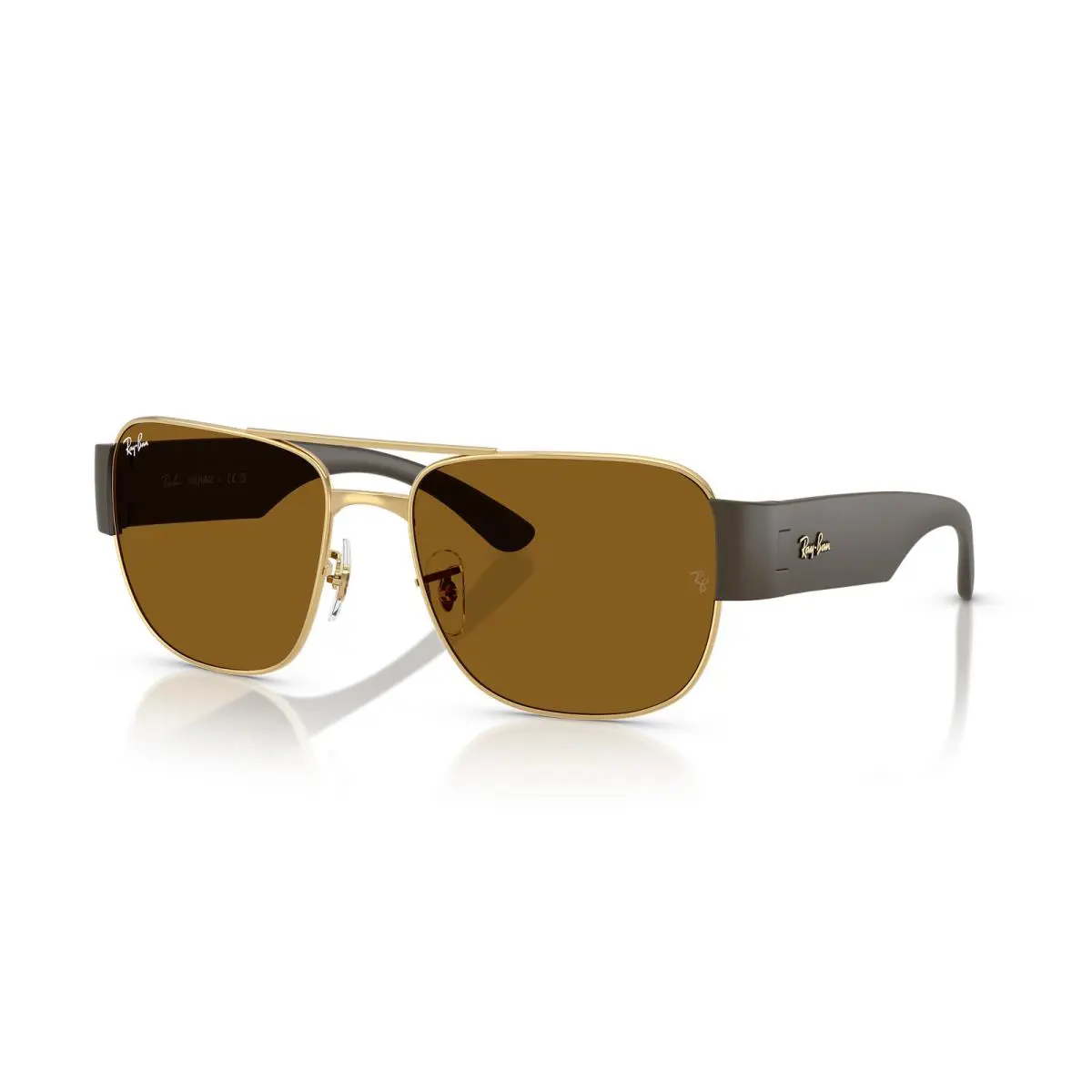 Ray-ban RB3756 Polished Arista Gold/brown 59 mm Sunglasses RB3756 001/33 59-18