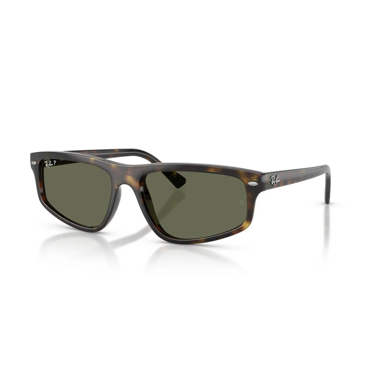 Ray-ban RB2225 Havana/green Polarized 57 mm Sunglasses RB2225 710/58 57-18