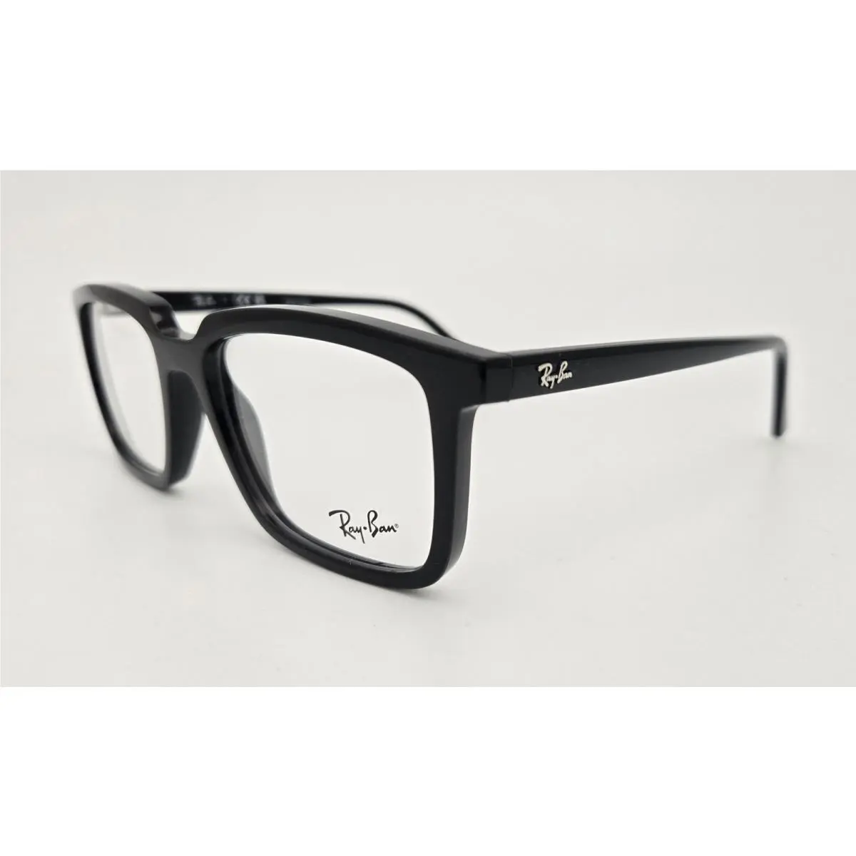 Ray Ban Eyeglasses RB 7239F Alain Color 2000 Shiny Black Size 54