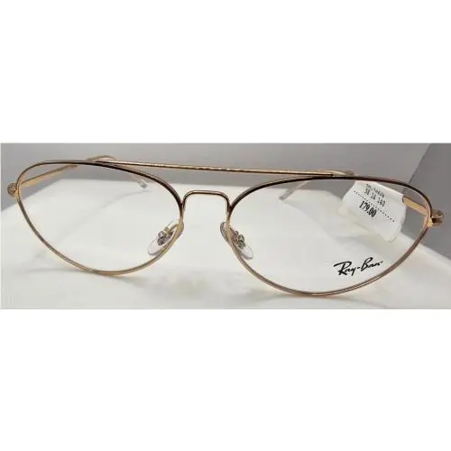 Ray-ban Unisex Eyeglasses Shiny Rose Gold Metal Frame Ray Ban 0RX6454 2500 G12