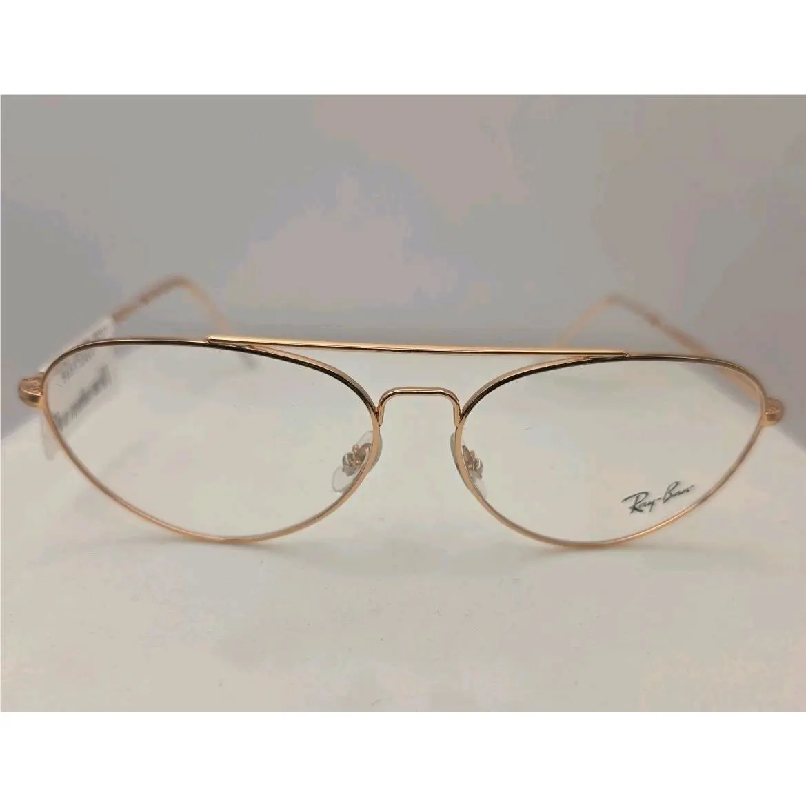 Ray-ban RX6454 Shiny Rose Gold Eyeglasses Frame 58-14-140 No Case A12