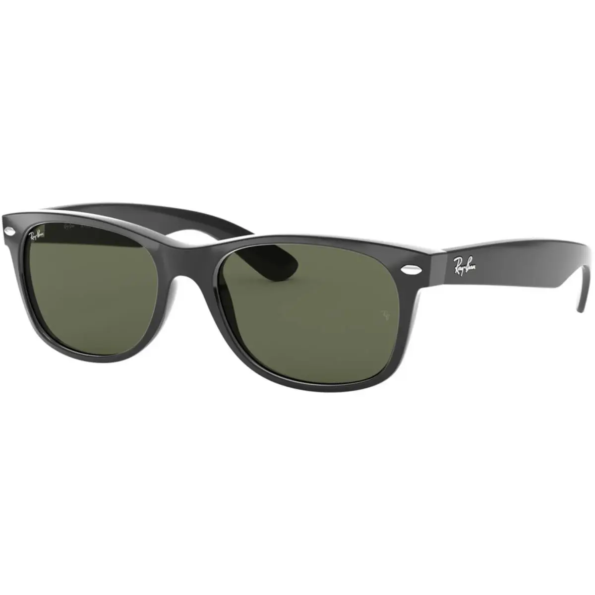 Ray-ban New Wayfarer Classic Adult Wayfarer Classic Black/G-15 Green 55mm Sunglasses - Frame: Black, Lens: G-15 Green