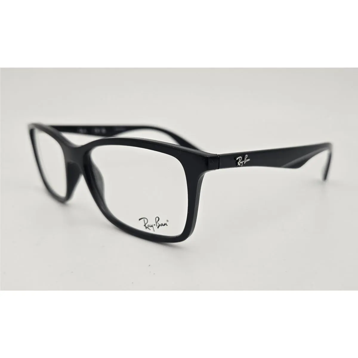 Ray Ban Eyeglasses RB 7047 Color 2000 Shiny Black Size 56 Large