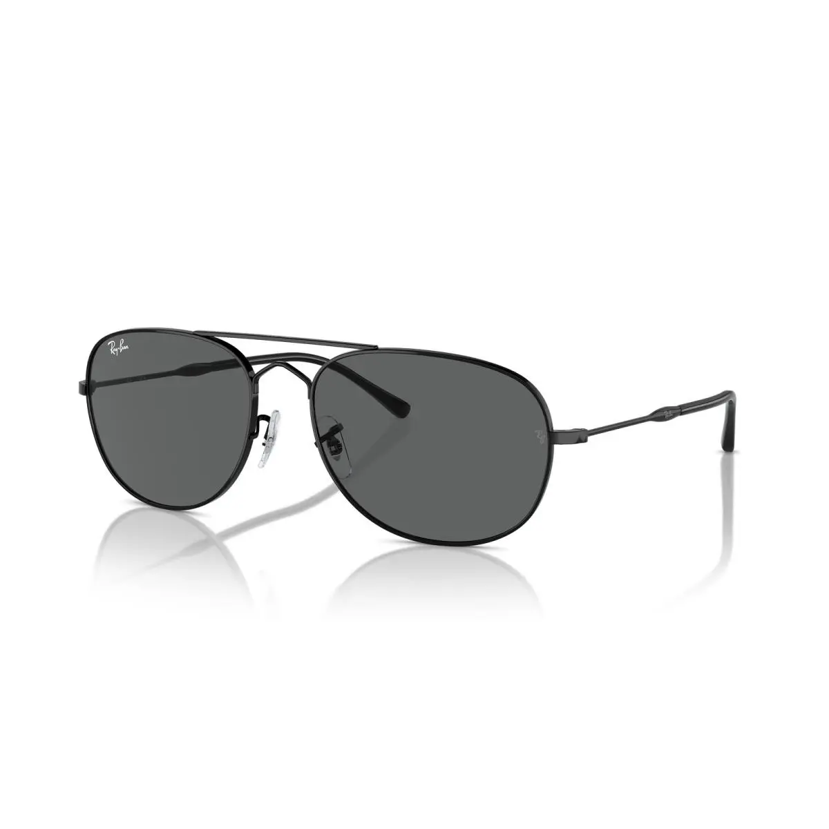 Ray-ban Bain Bridge Polished Black/dark Grey 60mm Sunglasses RB3735 002/B1 60-17