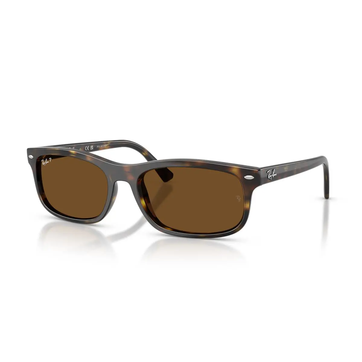 Ray-ban RB2224 Havana/brown Polarized 57 mm Sunglasses RB2224 710/57 57-20