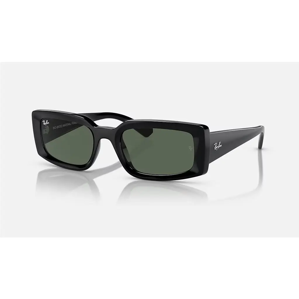 Ray-ban Kiliane Polished Black/dark Green 54 mm Sunglasses RB4395 667771 54-21
