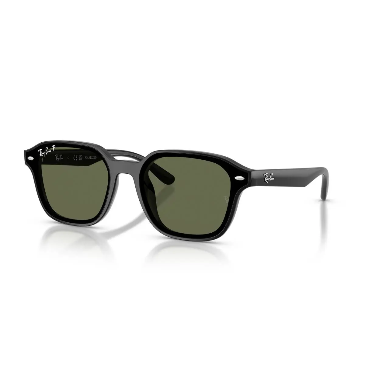 Ray-ban RB4458D Black/dark Green Polarized 65 mm Sunglasses RB4458D 601/9A 65-18