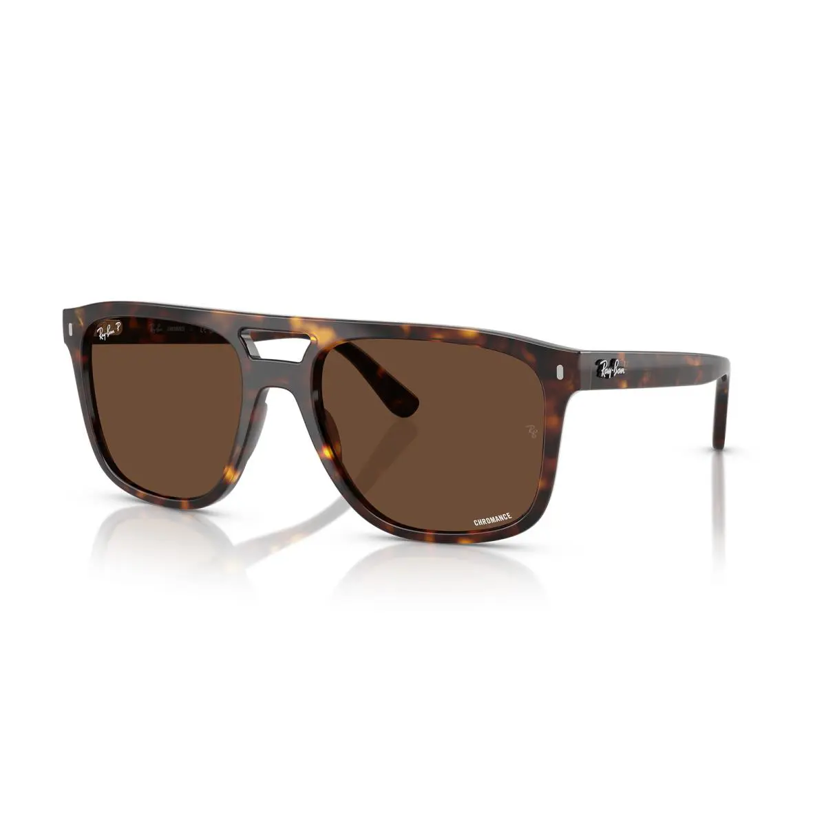 Ray-ban RB2213CH Chromance Polished Havana/brown Polarized 58 mm Sunglasses - Frame: Polished Havana, Lens: Brown