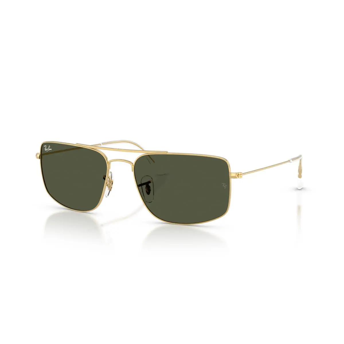 Ray-ban Explorer Iii Polished Arista Gold/green 56mm Sunglasses RB3779 001/31 56 - Frame: Polished Arista Gold, Lens: Green