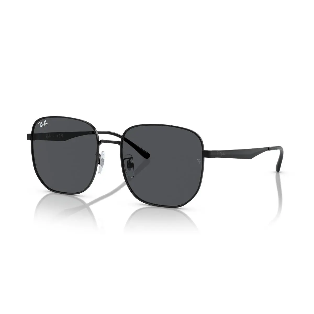 Ray-ban RB3713D Polished Black/dark Grey 57 mm Sunglasses RB3713D 002/87 57-18