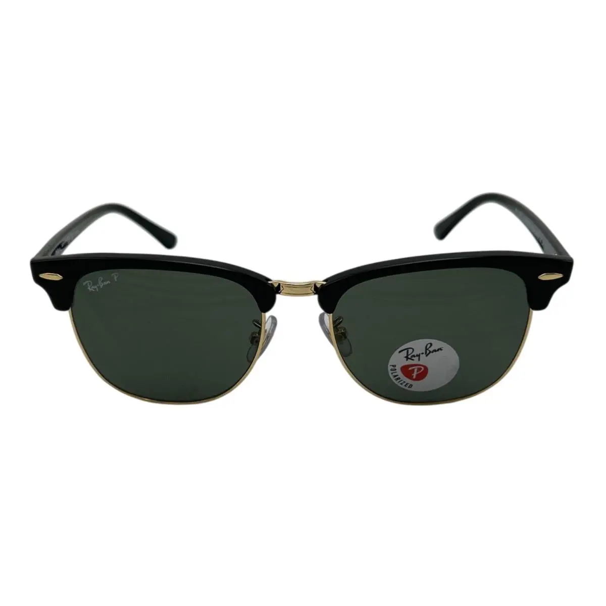 Ray-ban RB3016F Clubmaster Sunglasses 55mm Black - Frame: Black, Lens: Gray