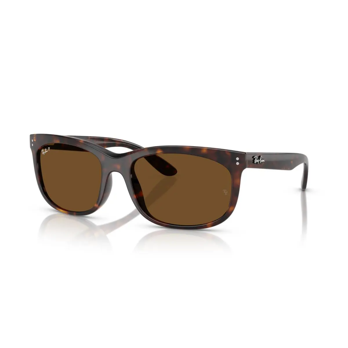 Ray-ban Balorette Havana/ Brown Polarized 60 mm Sunglasses RB2389 902/57 60 - Frame: Havana, Lens: Brown
