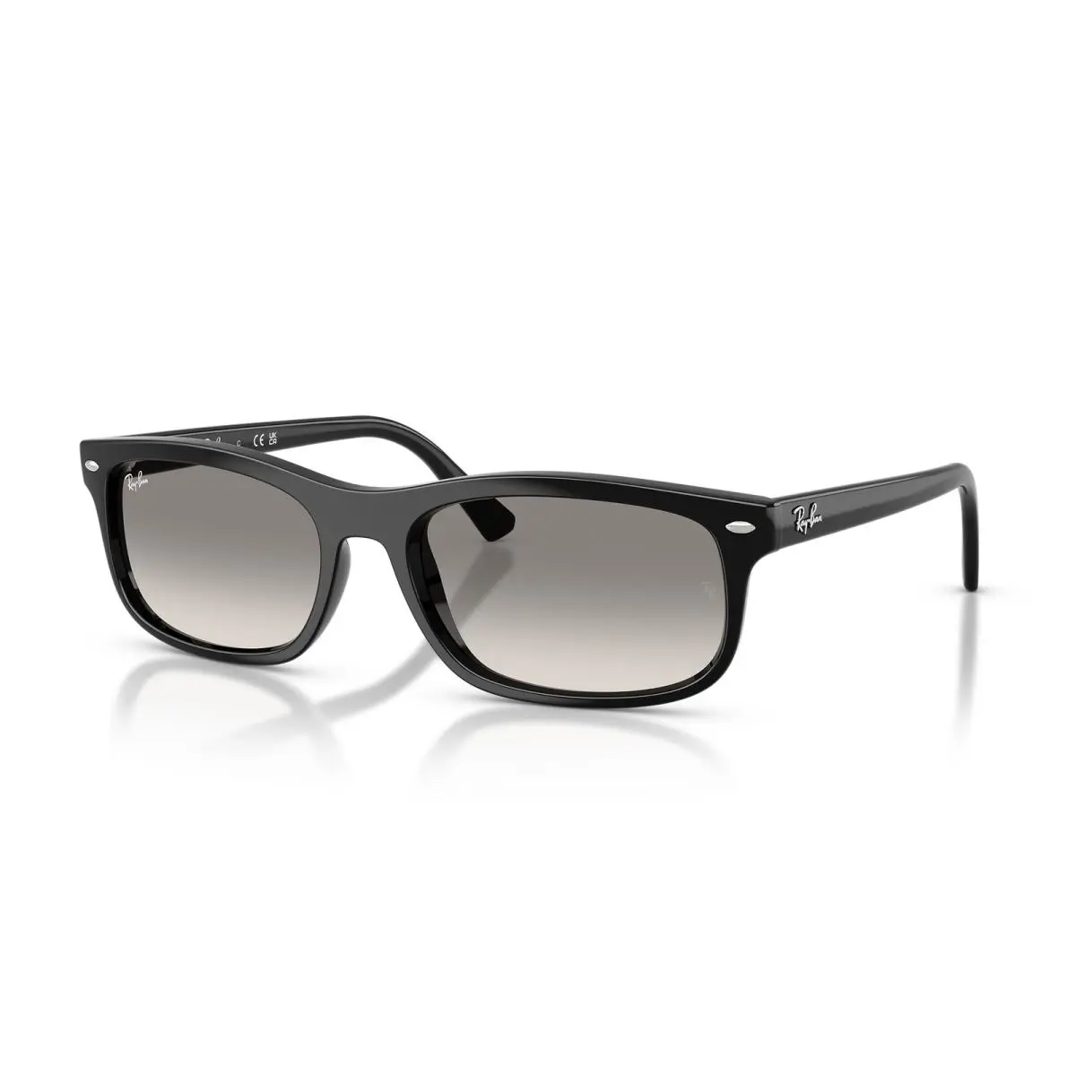 Ray-ban RB2224 Black/clear Grey Gradient 60 mm Sunglasses RB2224 901/32 60-20