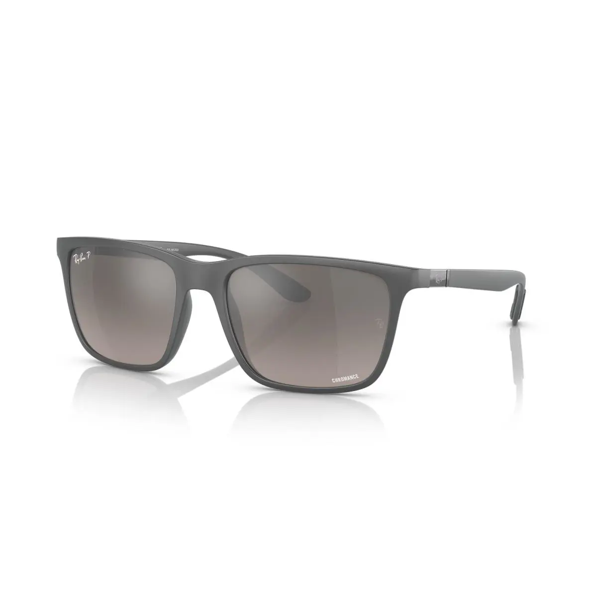 Ray-ban RB4385 Matte Grey/grey Chromance Polarized 58mm Sunglasses RB4385 60175J - Frame: Matte Grey, Lens: Grey Chromance