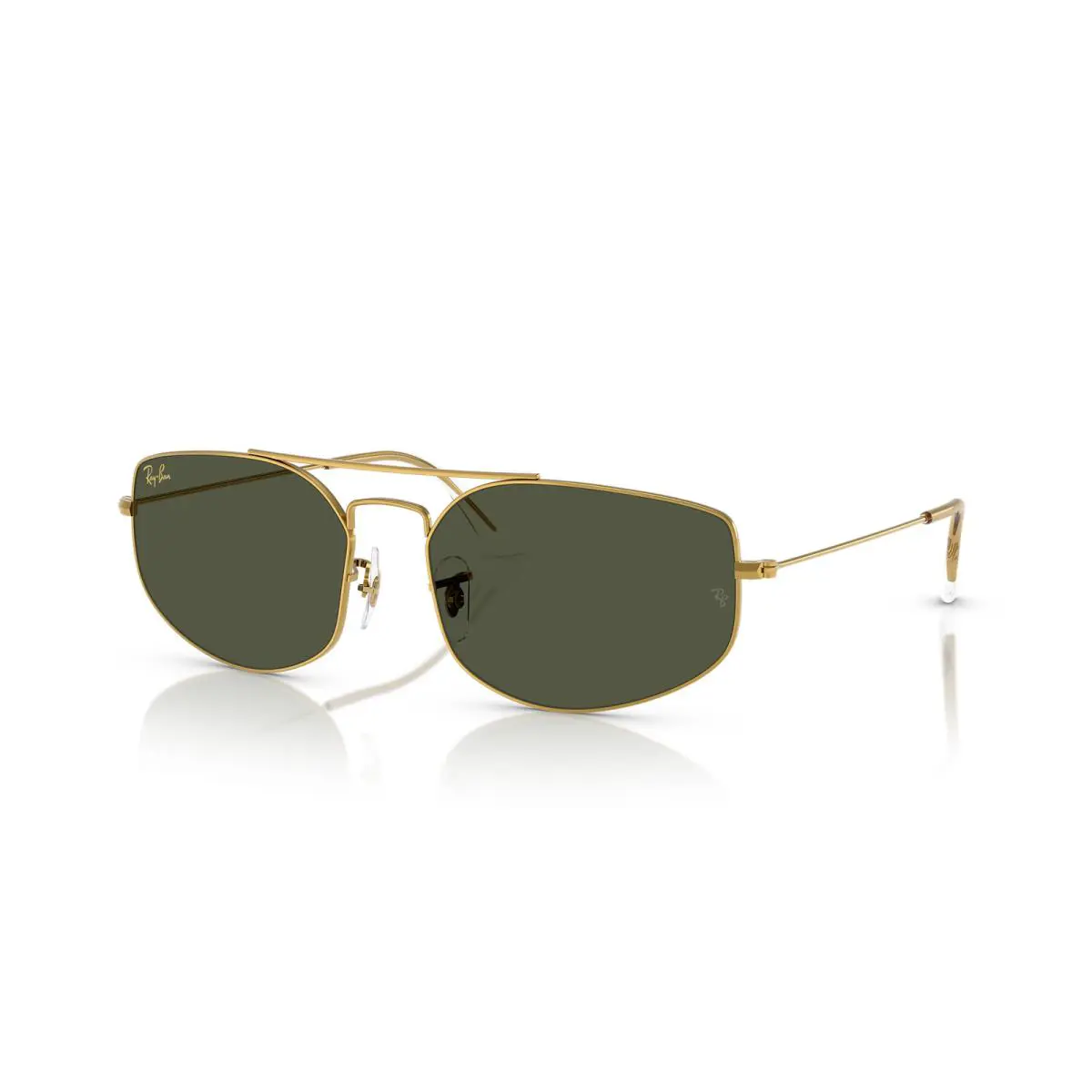 Ray-ban Explorer V Legend Gold/G-15 Green 60 mm Sunglasses RB3845 919631 60-17 - Frame: Legend Gold, Lens: Green
