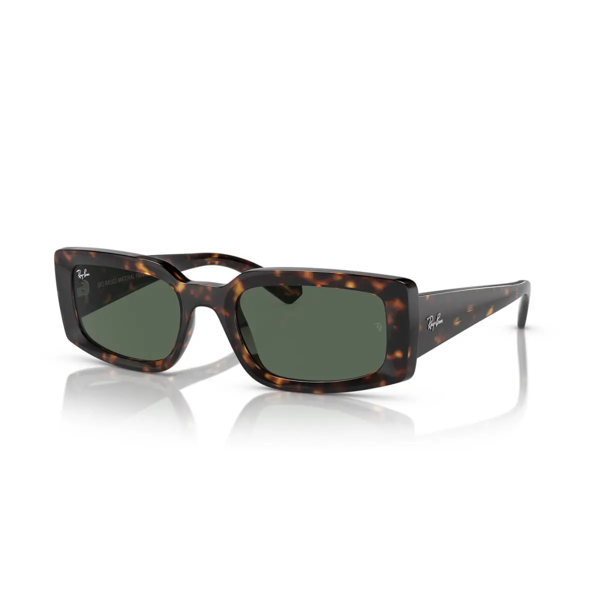 Ray-ban Kiliane Bio-based Havana/dark Green 54 mm Sunglasses RB4395 135971 54-21 by Ray-Ban