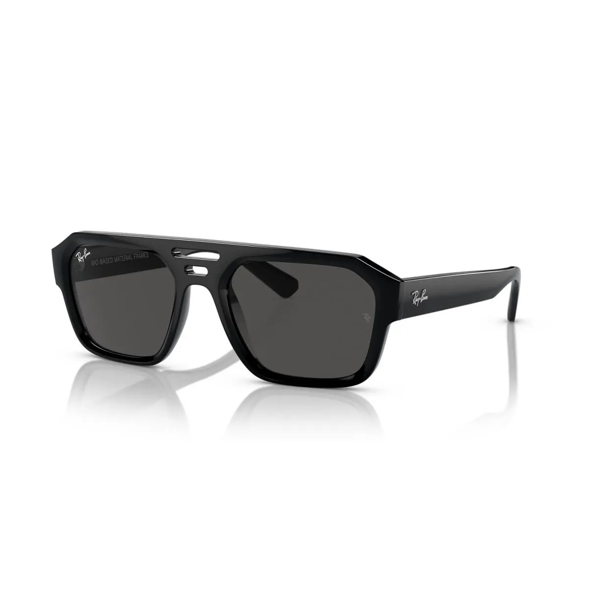 Ray-ban Corrigan Bio-based Black/dark Grey 54 mm Sunglasses RB4397 667787 54-20 by Ray-Ban