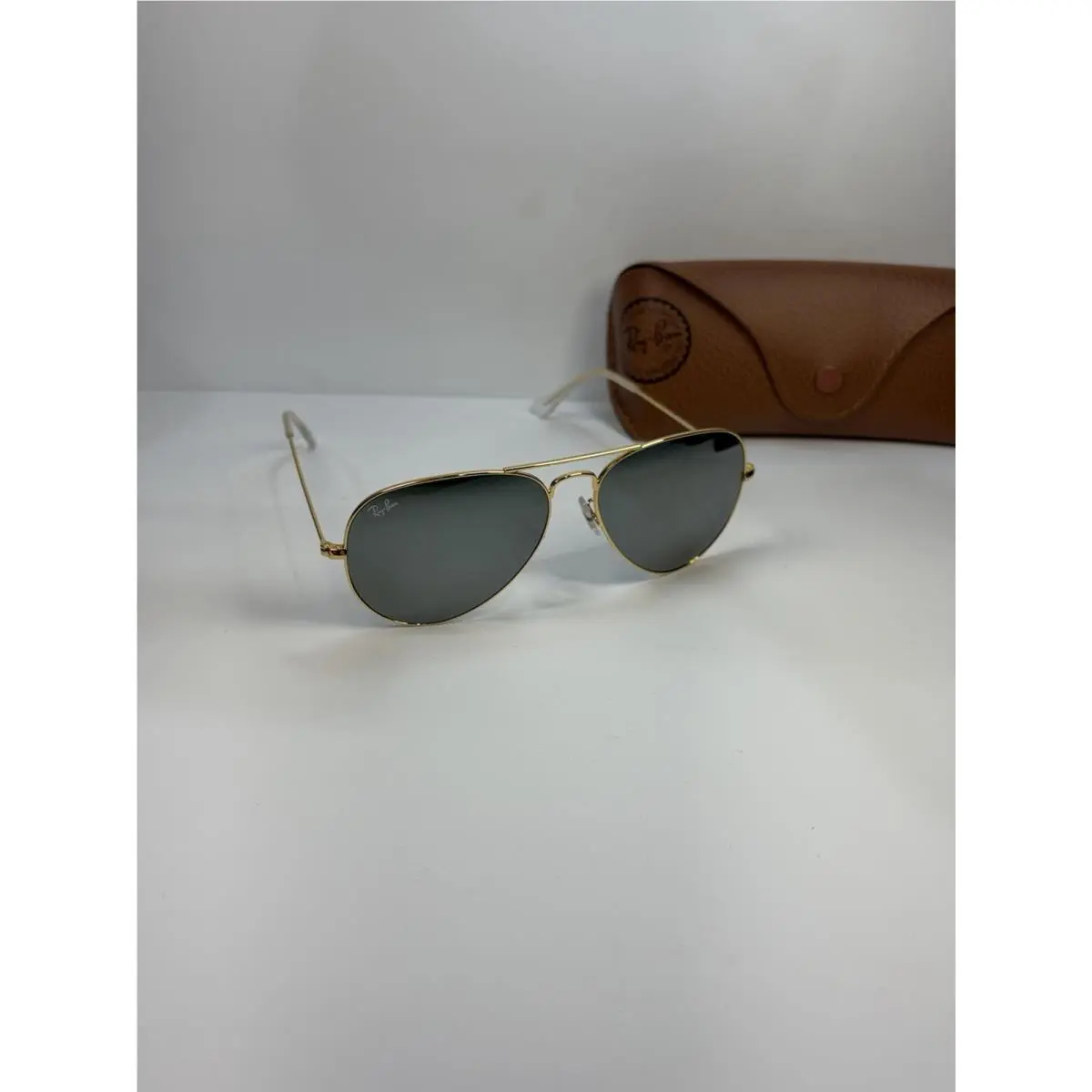 Ray-ban Aviator Sunglasses RB3026 Large 58mm Gold Frame Mirrored Lenses 001/30
