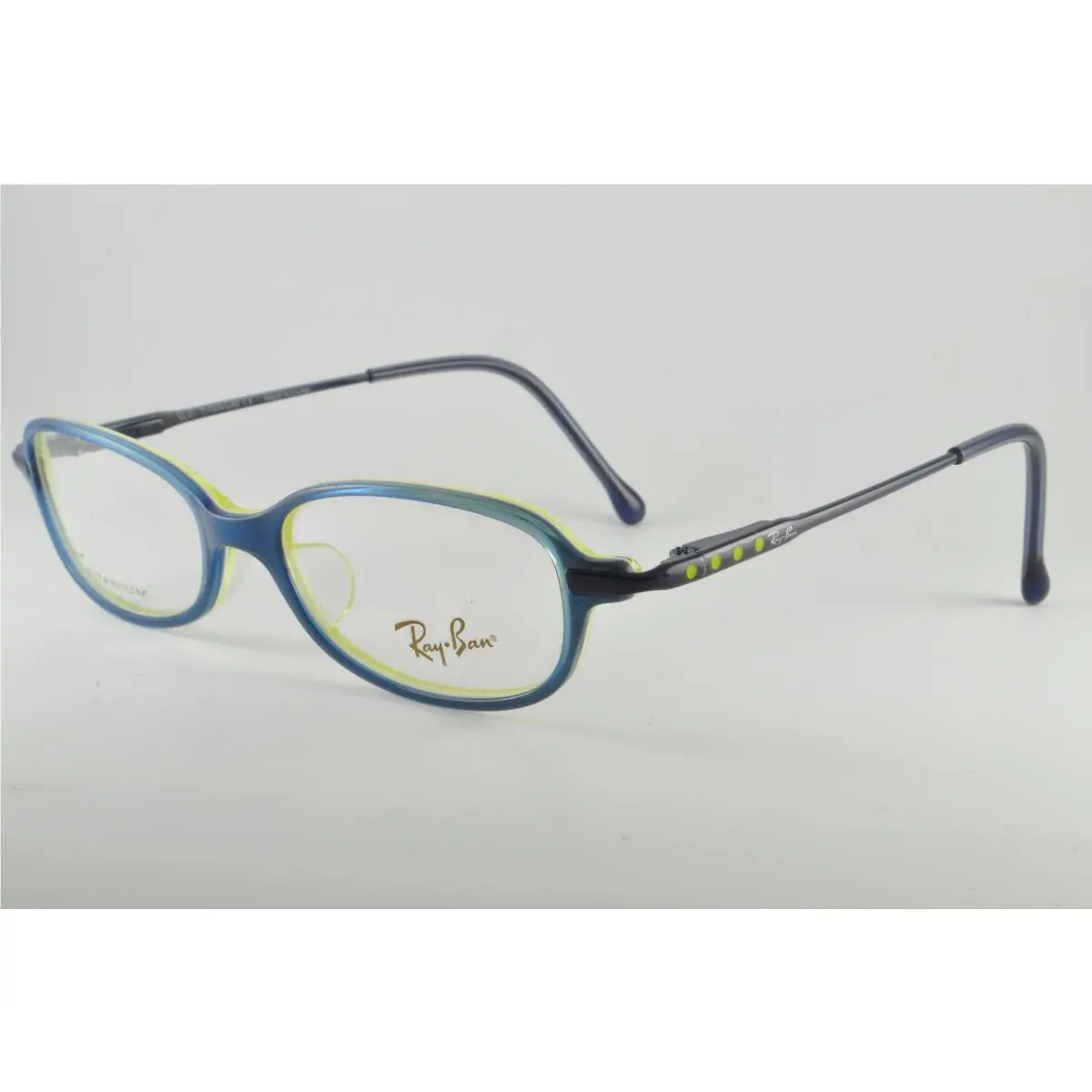 Ray Ban Jr Eyeglasses RY 1503 3502 Blue/ Lemon Size 46-16-120