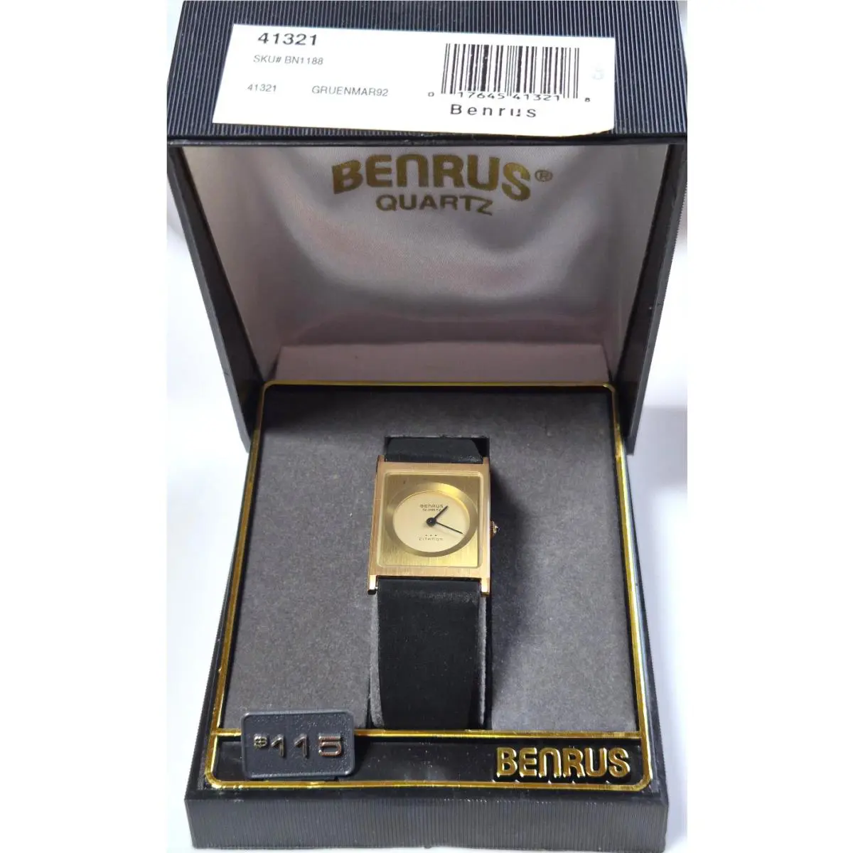 Vintage Nos Benrus Quartz Citation Watch Battery Fits 5.1/2 -7.1/2 Wrist