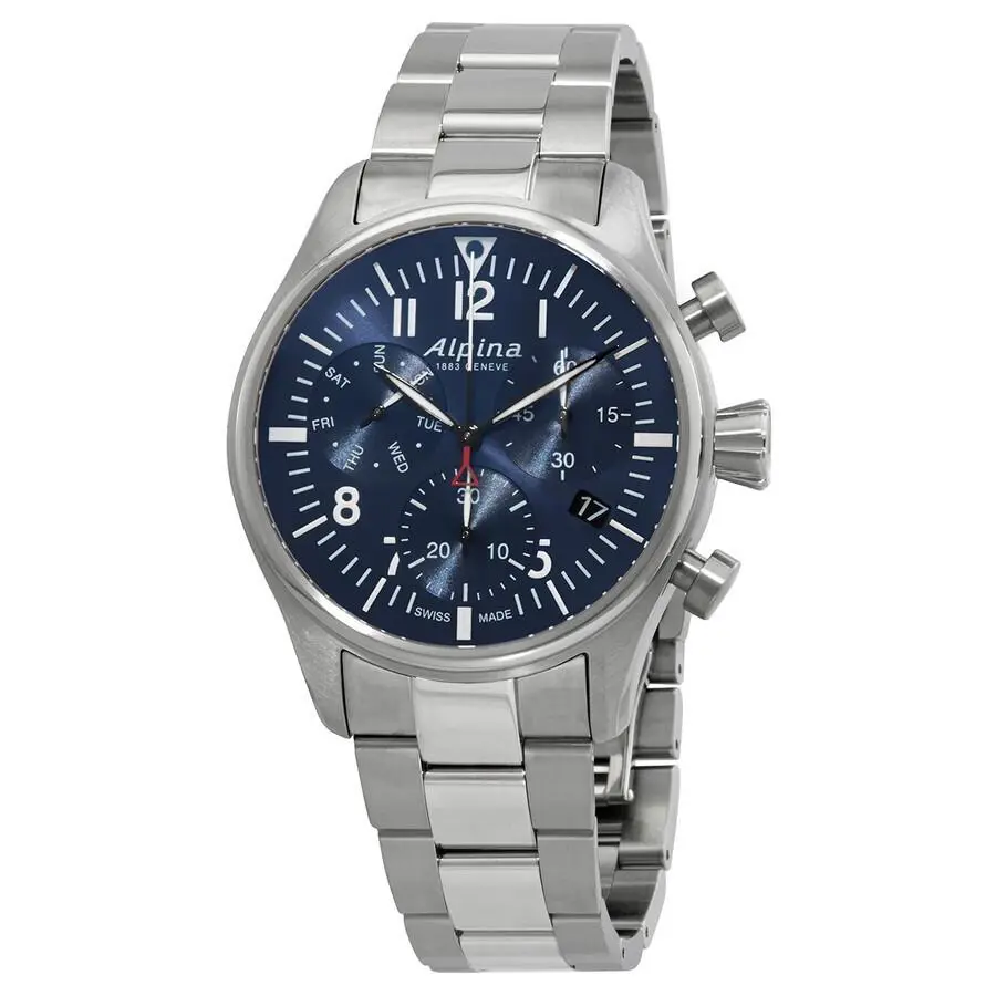Startimer Pilot Blue Men`s Watch - AL371NN4S6B by Alpina