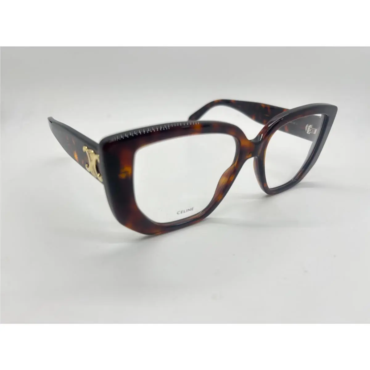Celine CL50146I 052 Havana Eyeglasses 53-16-140mm Comes W/full Set