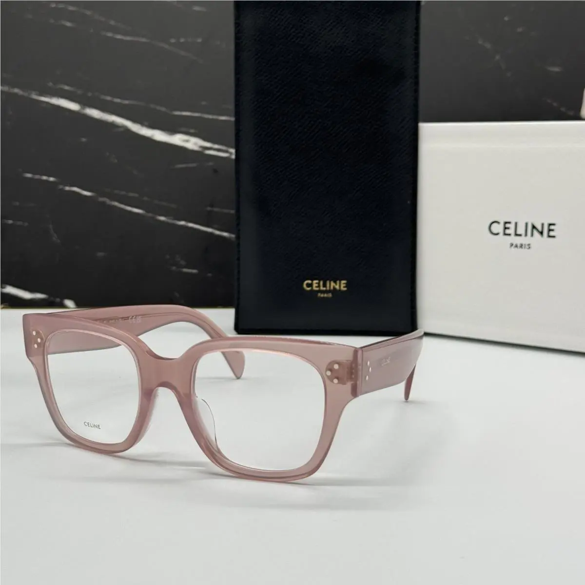 Celine CL50110U 045 Eyeglasses Pink Women Eyewear Celine