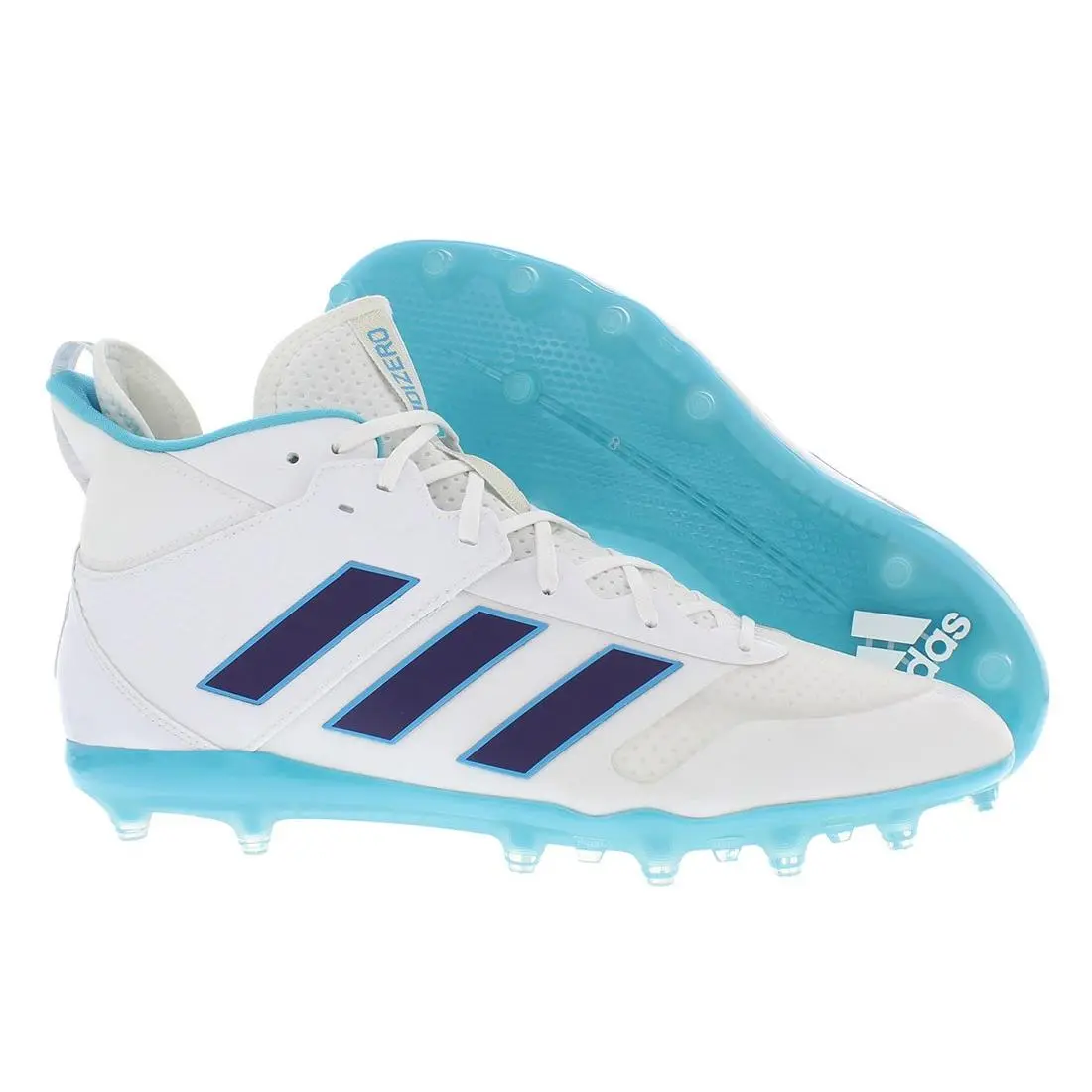 Adidas shoes - White/Dark Purple/Cyan, Main: White 4