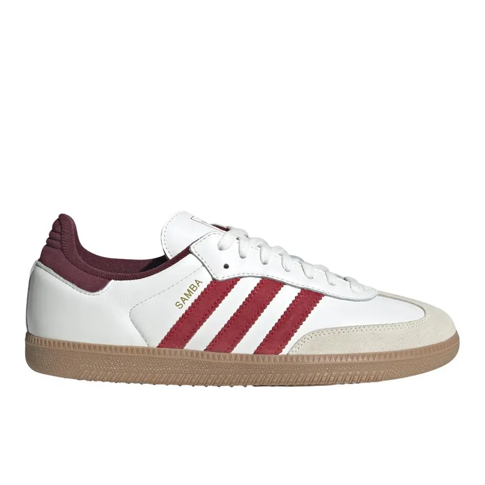 Adidas Samba Og Lace Up Mens White Sneakers Casual Shoes JI3201