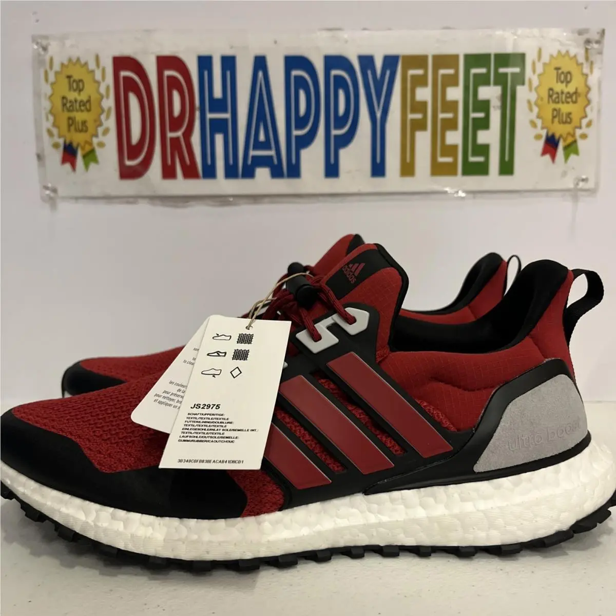Adidas shoes - adidas UltraBoost 1.0 - UltraBoost - JS2975 - Red 6