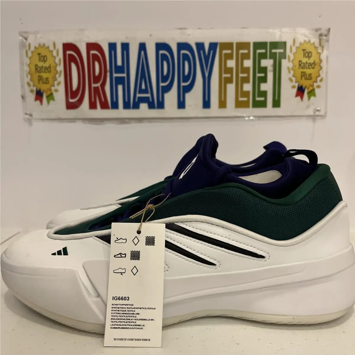 Adidas shoes - adidas Dame - Dame - IG6603 - White 1