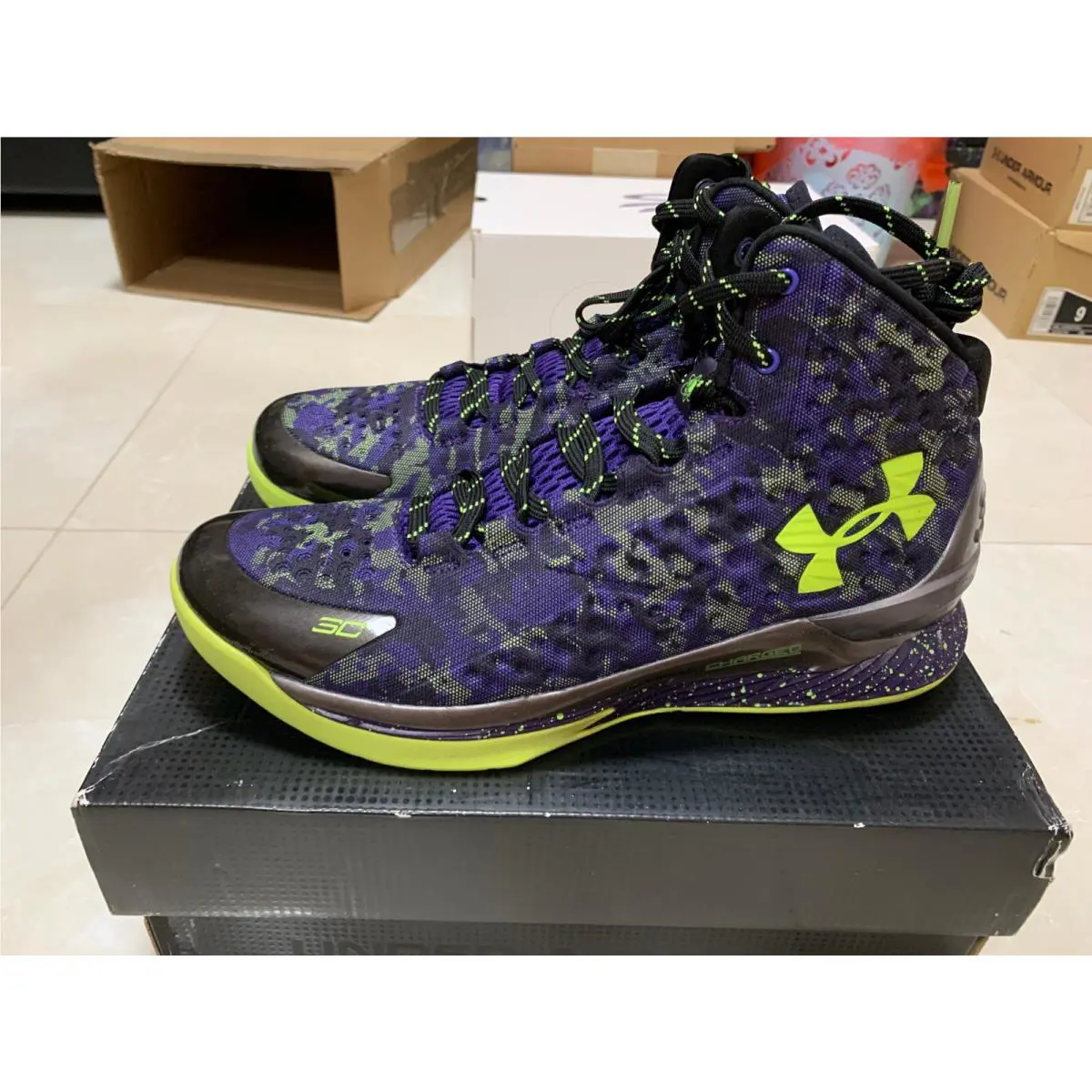 Under Armour shoes - Under Armour Curry 1 - Curry - 1258723-005 - Multicolor 0