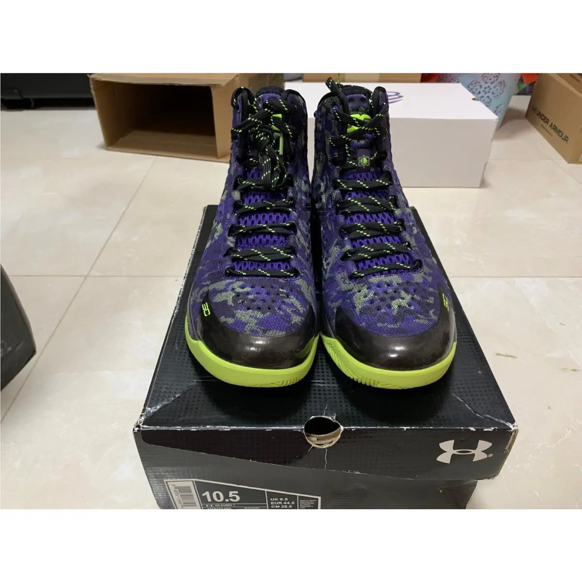 Under Armour shoes - Under Armour Curry 1 - Curry - 1258723-005 - Multicolor 1