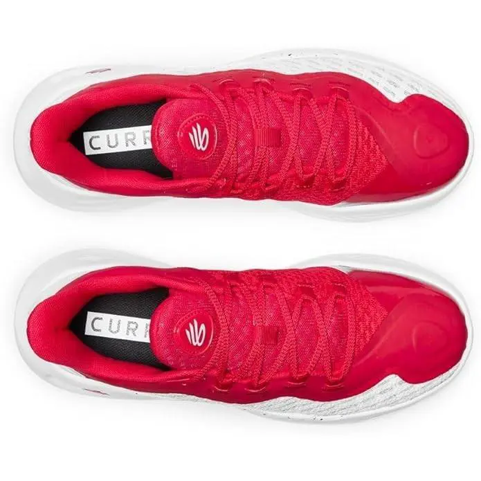 Under Armour shoes - Under Armour Curry 11 - Curry - 3027637-100 - White/Red 1