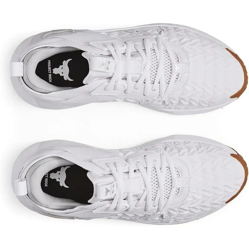 Under Armour shoes - Under Armour Project Rock - Project Rock - 3026534-100 - White/White 1