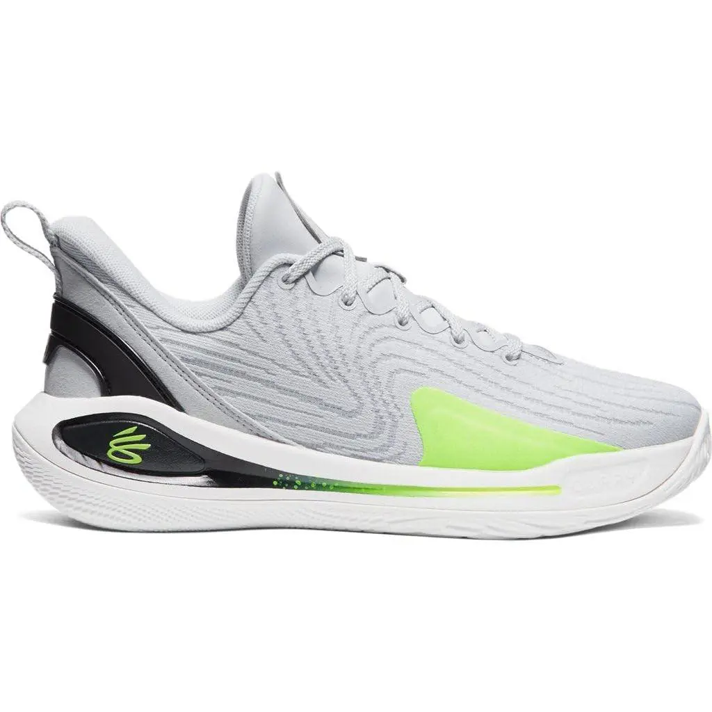 Under Armour Bid Kids` Curry12 Basketball Shoes - Halo Gray - Halo Gray