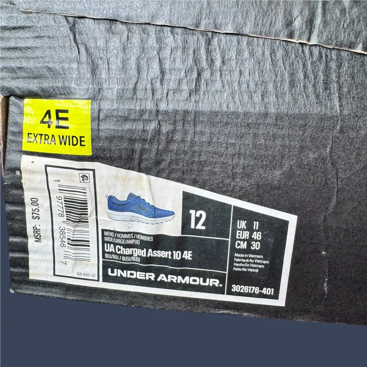 Under Armour shoes - Under Armour Running Shoes Blue 3026176-401 5