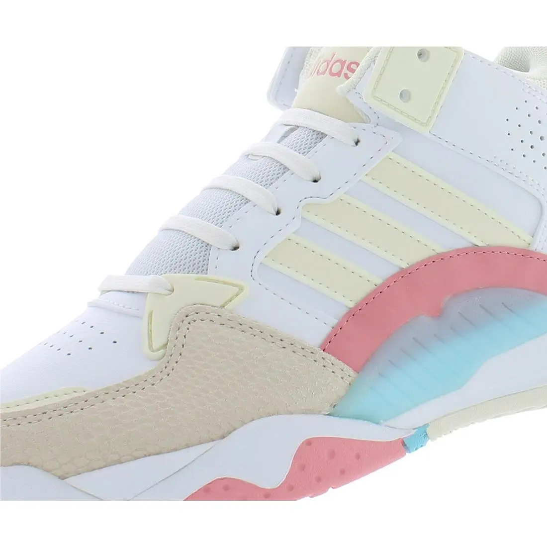 Adidas shoes - White/Pink/Blue, Main: White 4