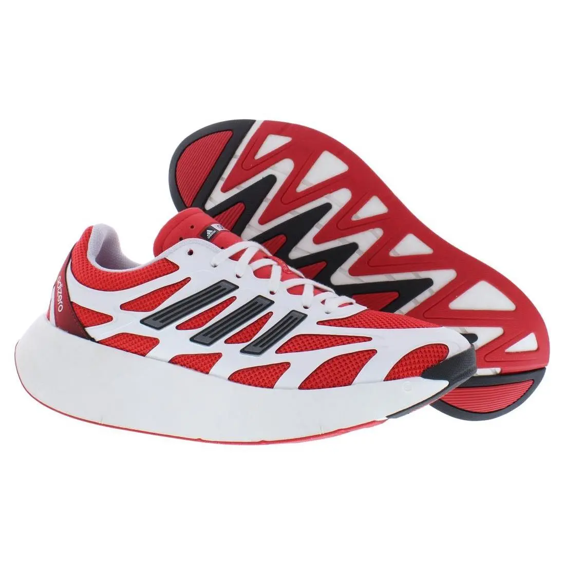Adidas shoes - Footwear White/Pure Ruby/Core Black, Main: Red 4