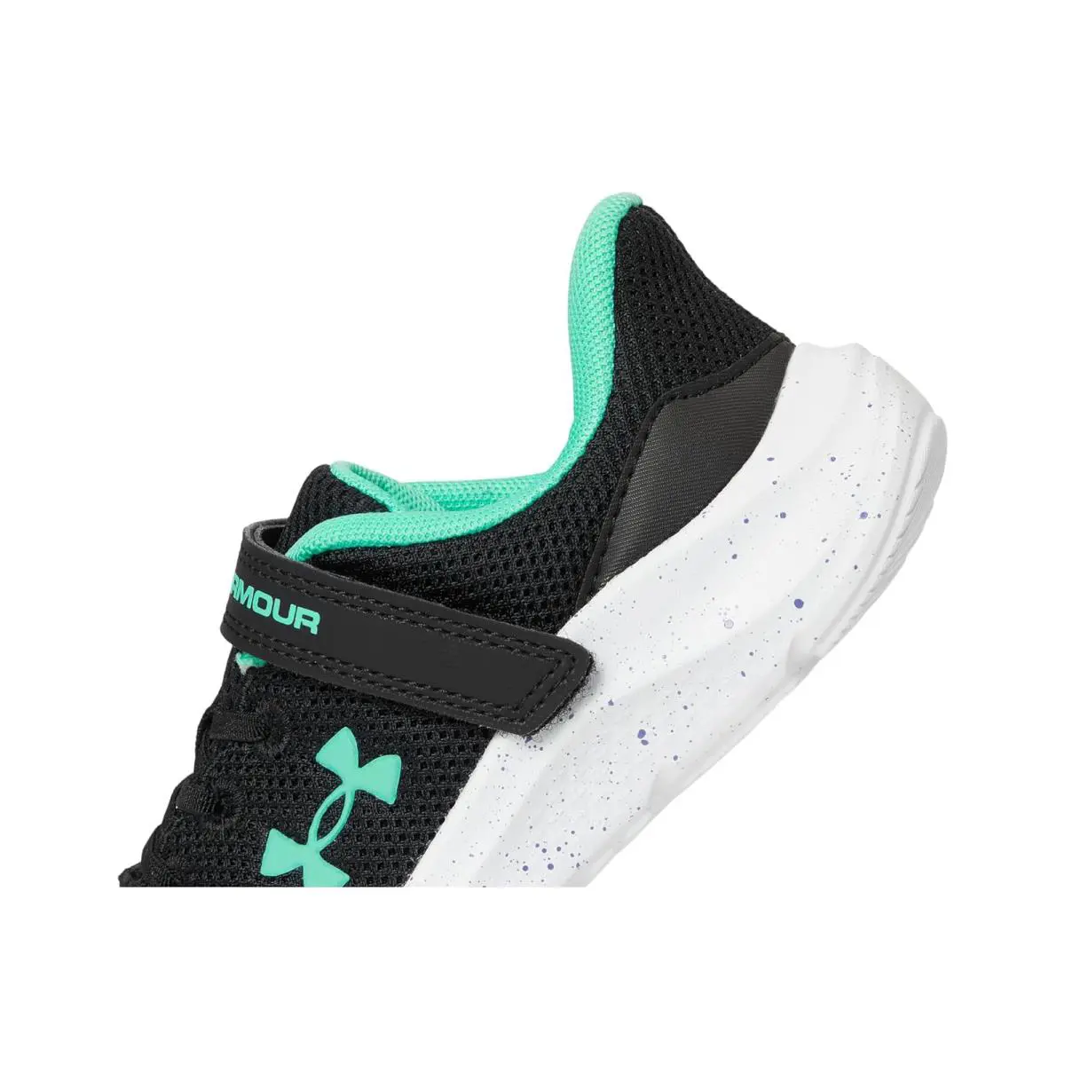 Under Armour shoes - Black/Comet Green/Comet Green 4