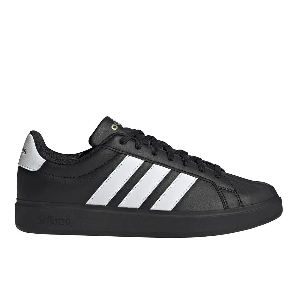 Adidas Streettalk Lace Up Mens Black Sneakers Casual Shoes JP8276