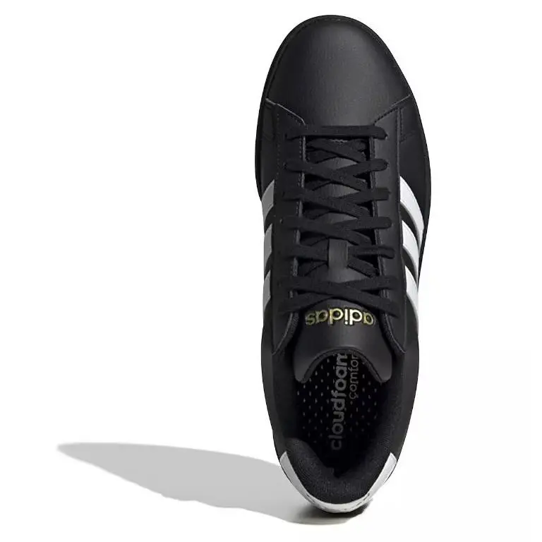 Adidas shoes - Grand Court 2.0 - Grand Court - JR0546 - Core Black / Cloud White / Gold Metallic 12