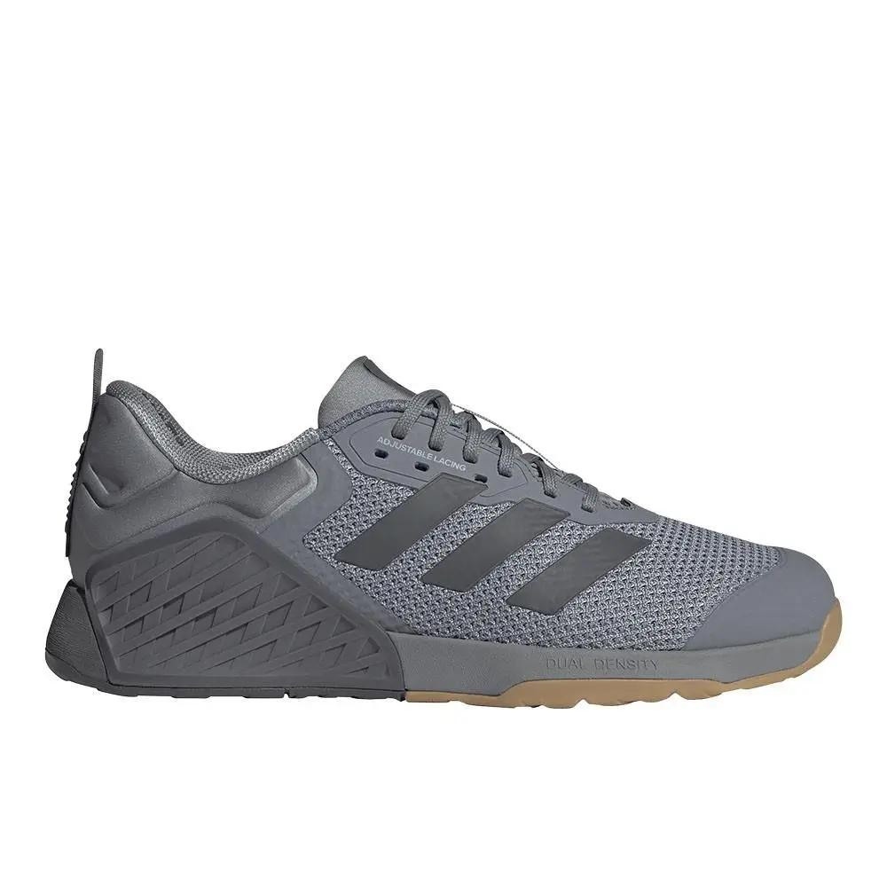 Adidas Dropset 3 Training Wide Mens Grey Sneakers Athletic Shoes ID8627