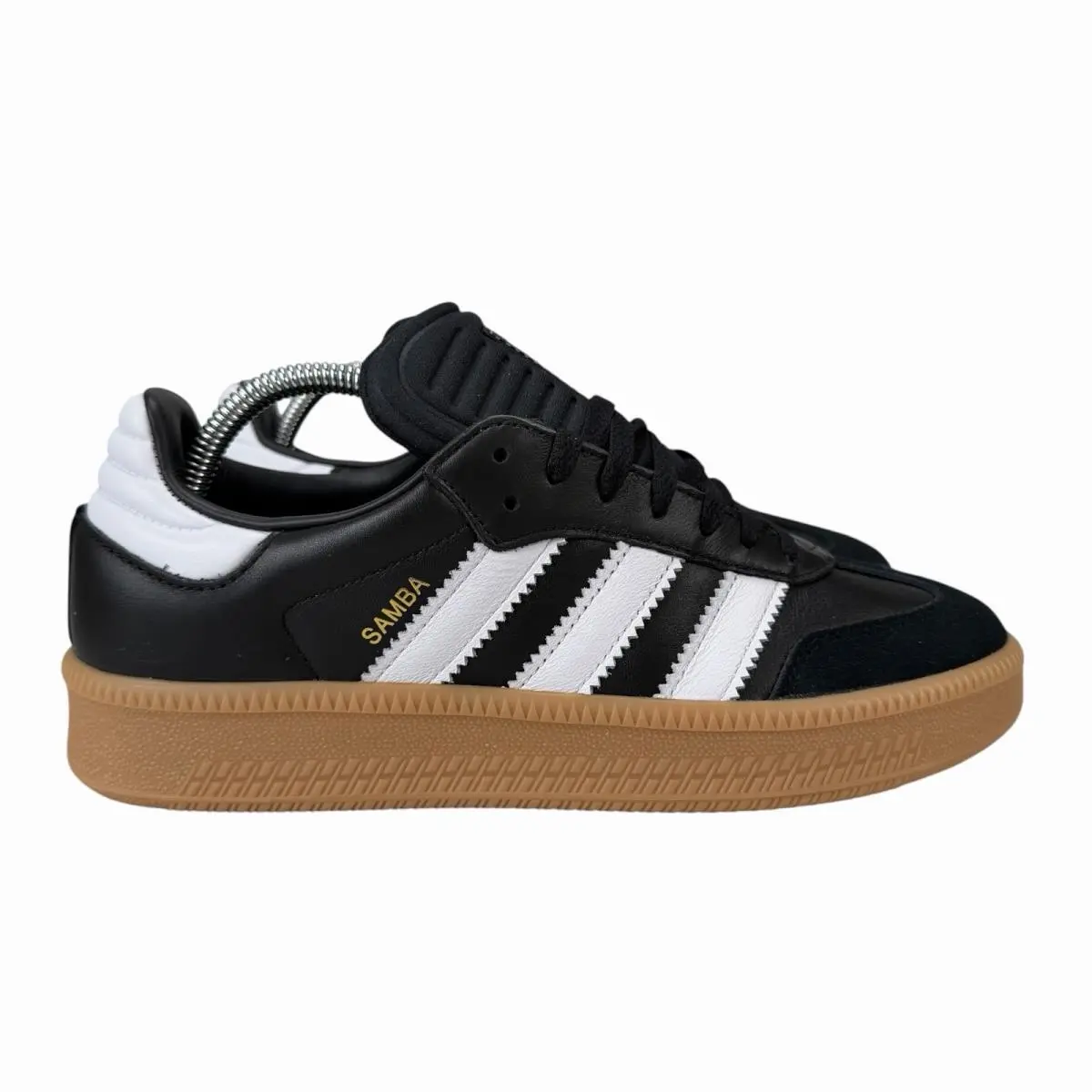 Adidas Originals Samba Xlg Core Black White Gum Shoes IE1379 Men`s Size`s 7 - 10 - Black