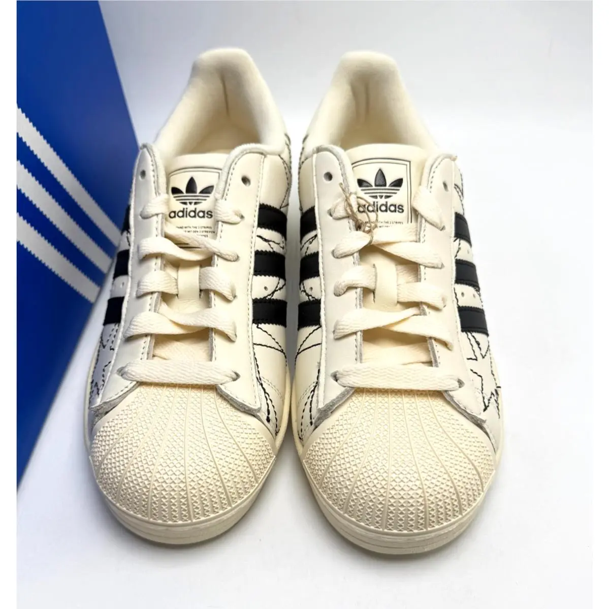 Adidas shoes - adidas Superstar II - Superstar - IH4123 - Cream White/Core Black/Cream White 7