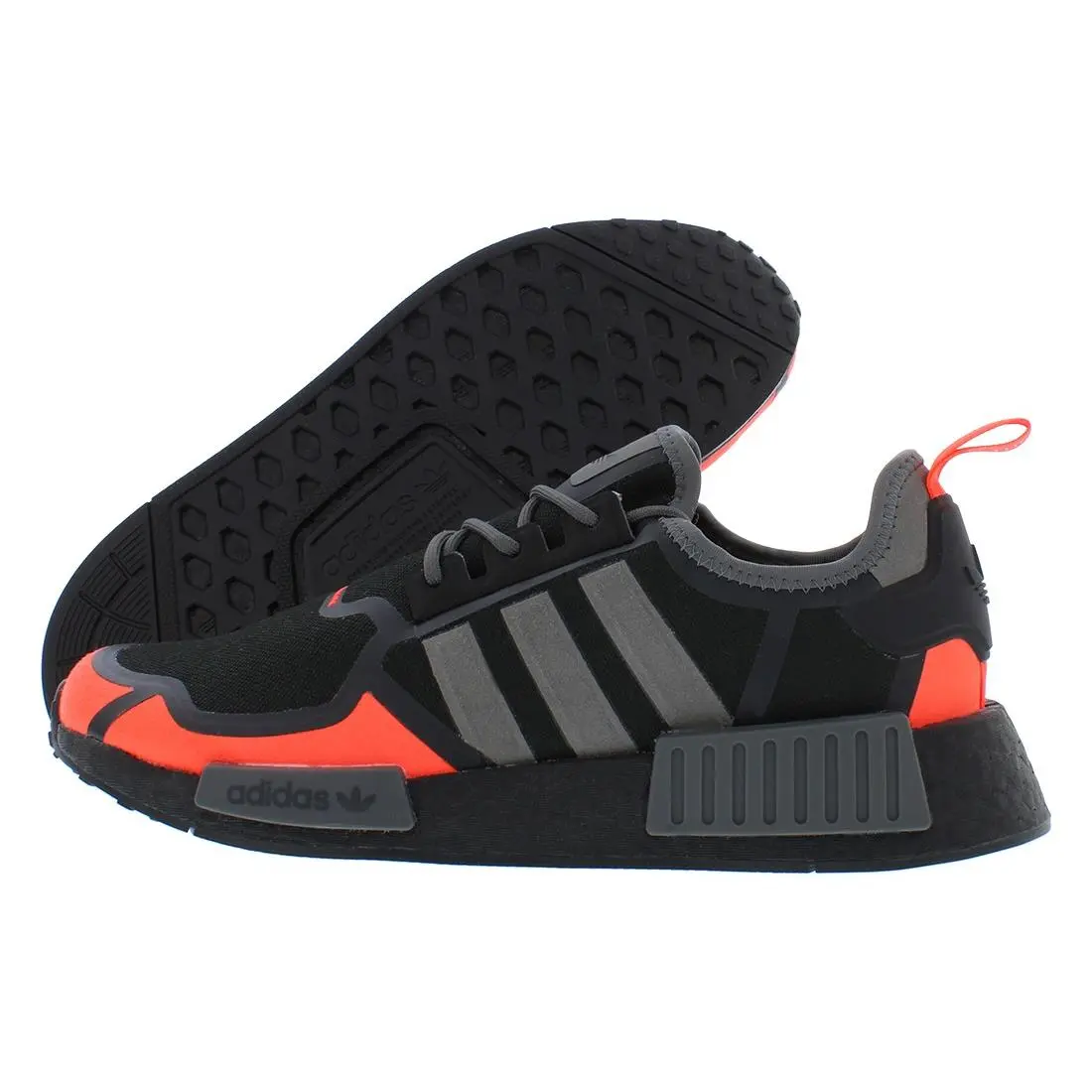 Adidas shoes - Core Black/Grey Four/Solar Red, Main: Black 5