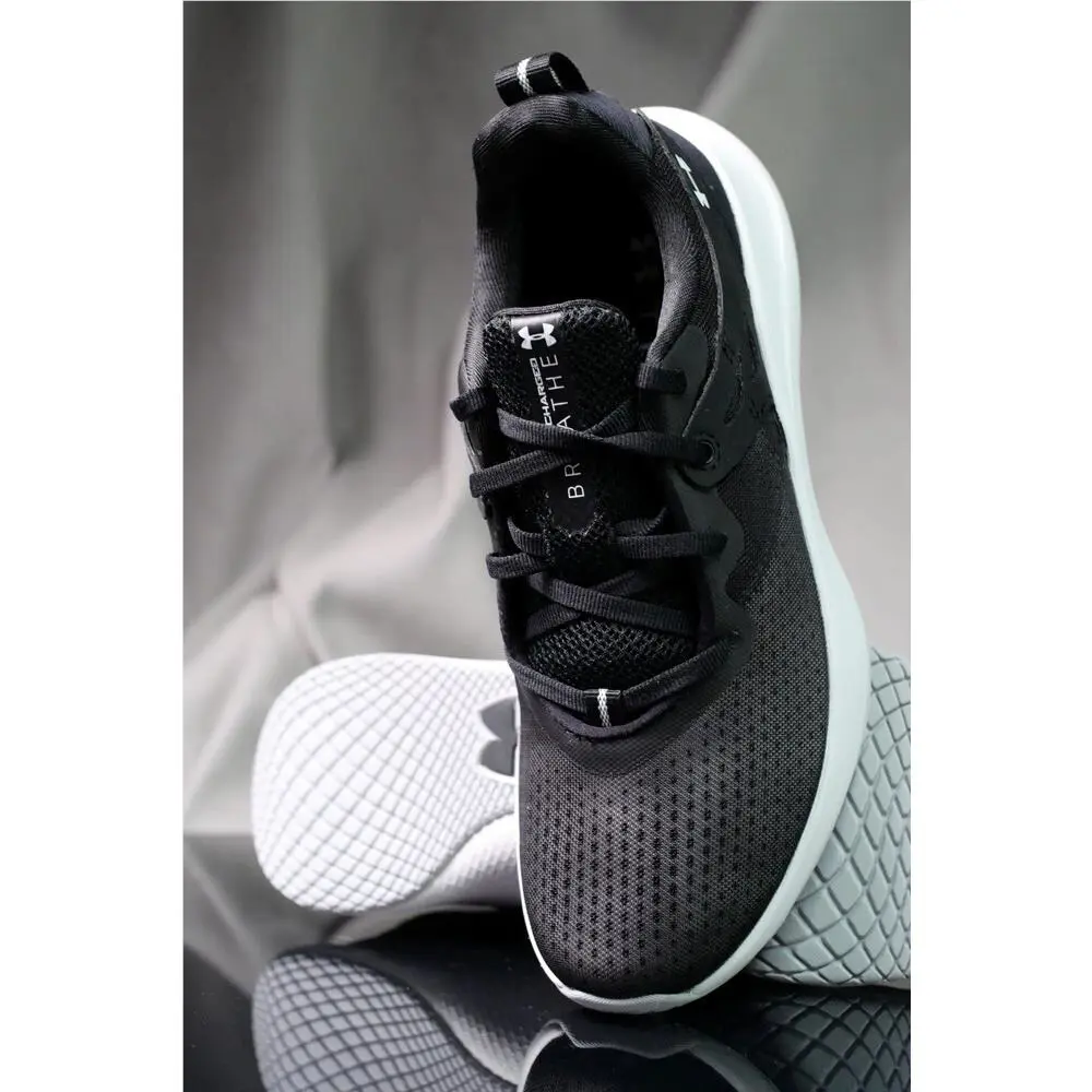 Under Armour shoes - UNDER ARMOUR CHARGED BREATHE II - 3023705 - Black/ White (UPC: 194512366980) 0