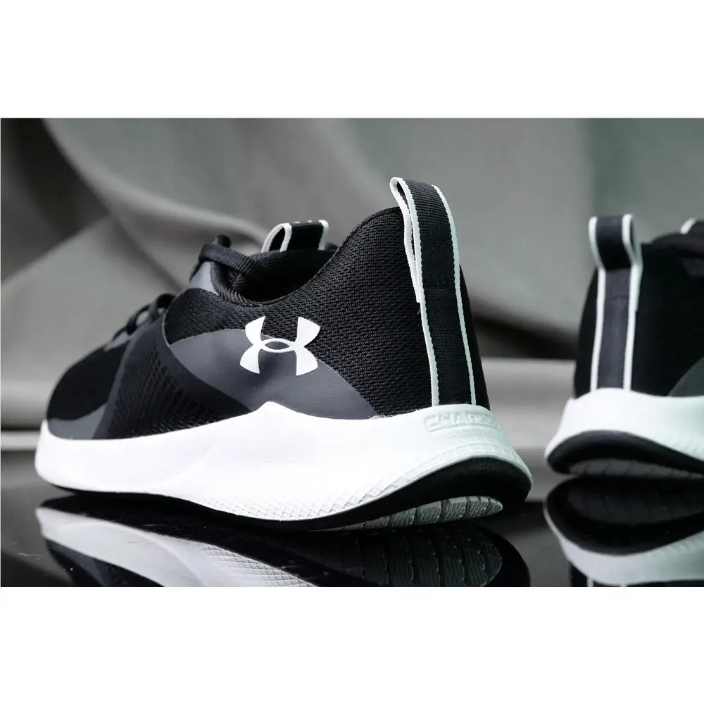 Under Armour shoes - UNDER ARMOUR CHARGED AURORA - CHARGED AURORA - 3023705 - Black/ White (UPC: 193444834611) 5