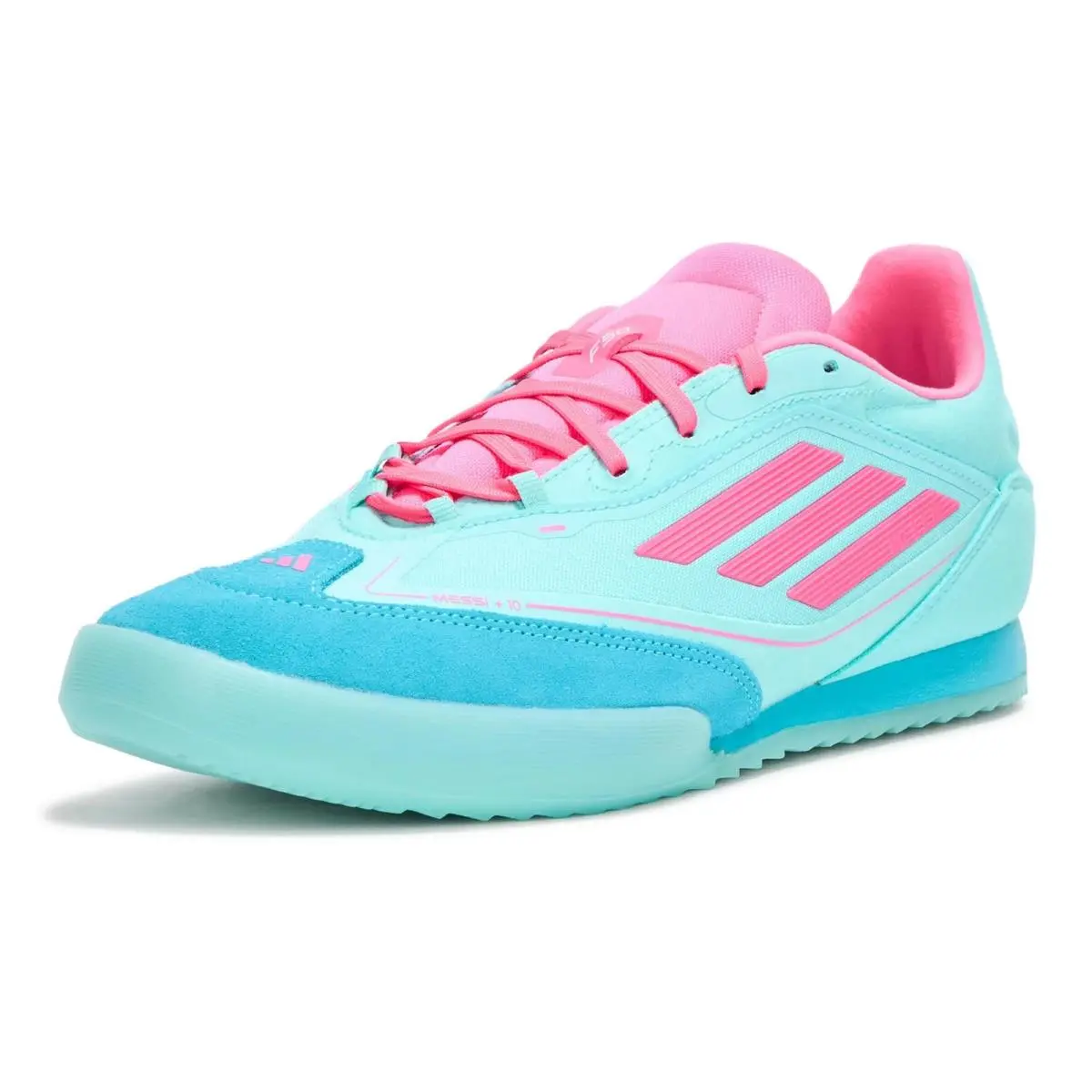 Adidas Unisex F50 Messi Freestyle Shoes - Flash Aqua/lucid Pink/lucid Cyan