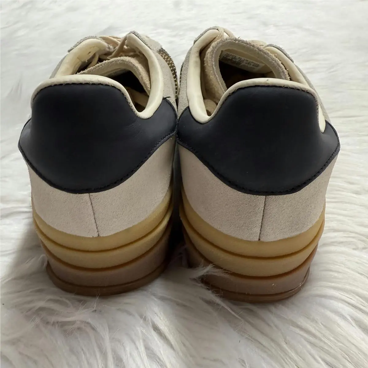 Adidas shoes - Gazelle Cream White Core Black Sand Strata - JS3892 - White 8
